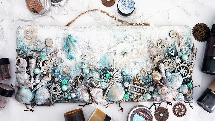 Mixed Media Beach Panel with AB Studio Paper - Cin...