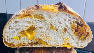Mango and Cheddar Cheese Sourdough Bread