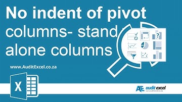 Pivot tables WITHOUT nesting within the same column- separate columns