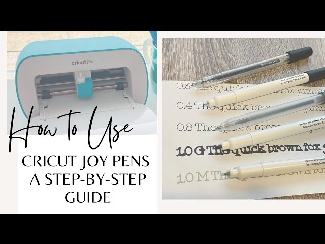 Cricut Joy Pens for Beginners: A Step-by-Step Guide for using
