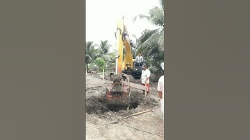 Đóng cọc cừ tràm bằng xe cuốc