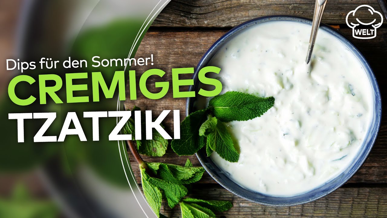 DAS PERFEKTE TZATZIKI: So wird dein griechischer Joghurt-Dip extra ...