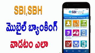 How to use mobile Banking Telugu | SBI | SBH screenshot 2