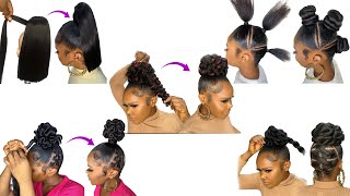 5 Quick And Easy Hairstyle Using Braid Extension