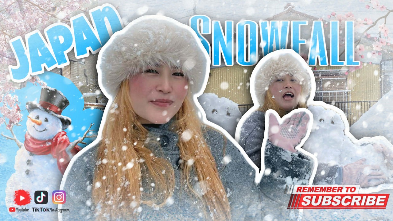 PLAYING WITH SNOW ❄️ IN JAPAN | WINTER VLOG