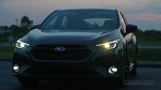 AT NIGHT 2024 Subaru Impreza RS  Lighting Analysis & Night Drive