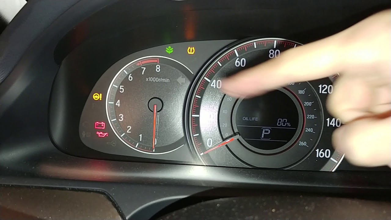 2018 Honda Accord Tire Pressure Light