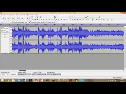 Como criar faixas de voz overs e misture com Audacity