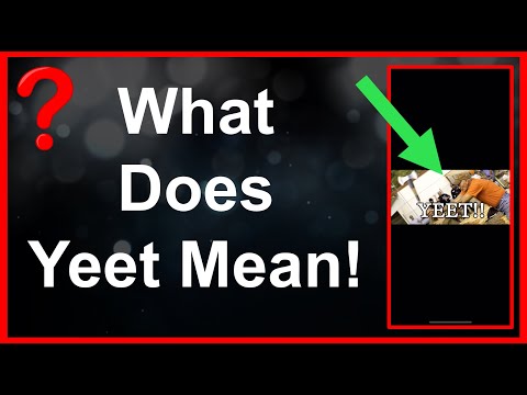 Vídeo: Què significa ya YEET?