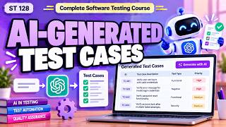 ST 128 | AI-Generated Test Cases | Software Testing Course | Uplatz