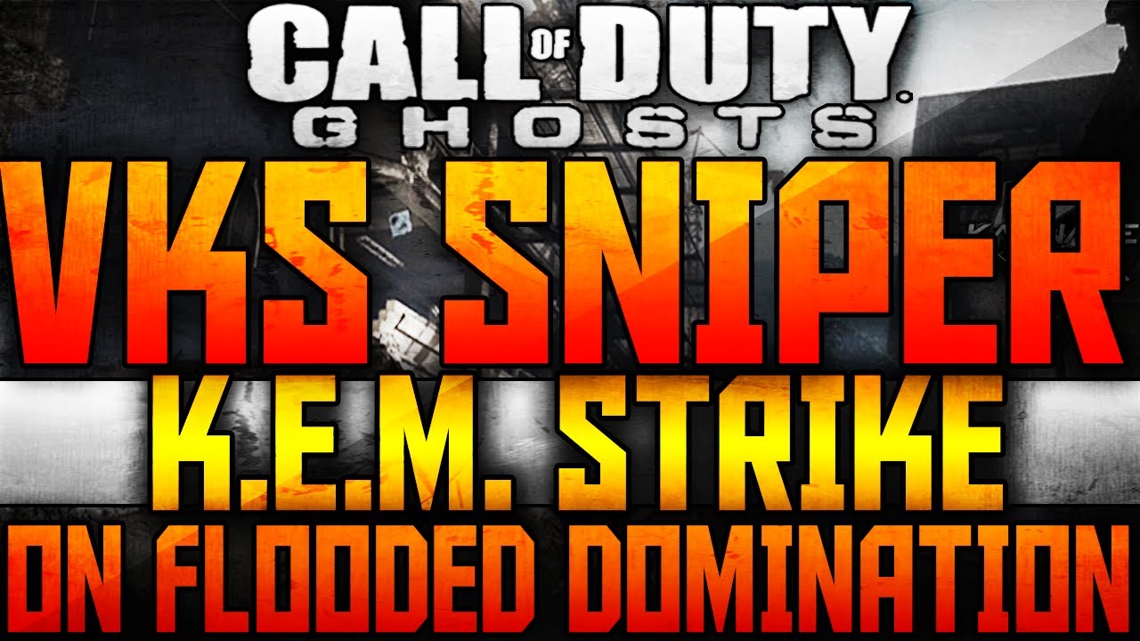 Ghosts: CRAZY VKS Sniper "K.E.M Strike" on Flooded! Return of Q&A Tuesday!