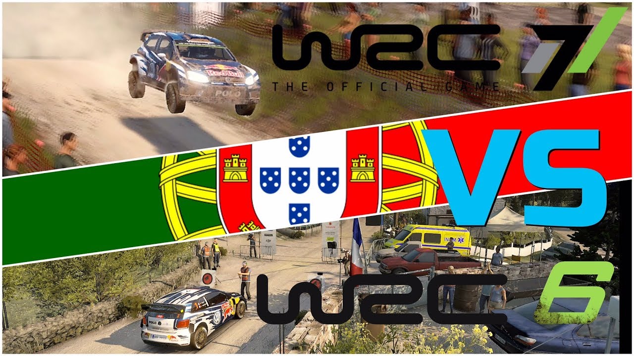WRC 7 vs WRC 6 - Portugal