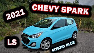 2021 CHEVY SPARK LS  Mystic Blue  FULL REVIEW | Options | Pricing