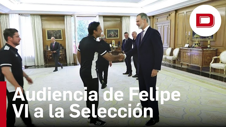 Audiencia de Felipe VI a la selección tras ganar la Liga de Naciones