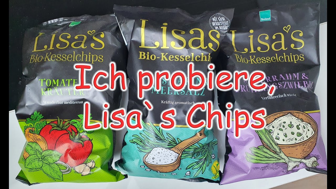 Lisas Bio Kesselchips im Test - YouTube