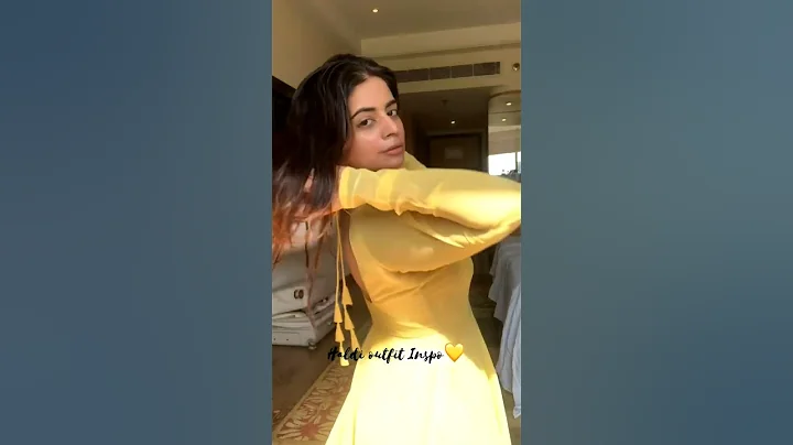 Haldi Outfit ideas for Bride 😱😍| Haldi Outfit Haul #shorts #youtubeshorts #gown