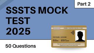 SSSTS Mock Test | 25 Questions & Answers | Part 2
