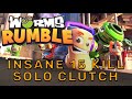 15 Kill Insane Solo Clutch - Worms Rumble