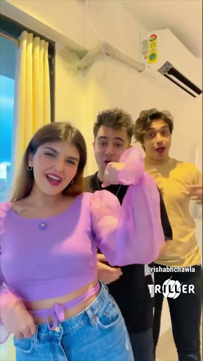 Rishabh chawla and Aktk new TikTok:reel ❤❤❤