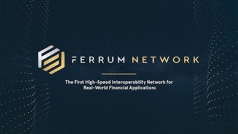 Ferrum Network - The First High-Speed Interoperability Network