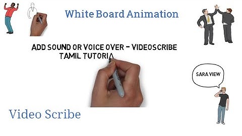 How to Add Sound or Voice Over in Videoscribe | Whiteboard Animation