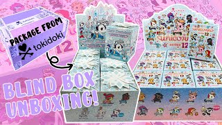 Let's Open a Package from tokidoki! OPENING 8+ UNICORNO SERIES 12 AND WINTER WONDERLAND BLIND BOXES