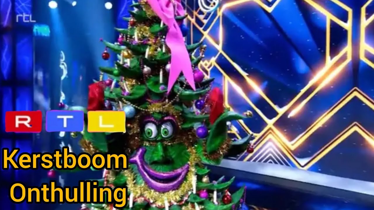 kerstboom // onthulling // the masked singer nederland oud en nieuw