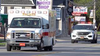 Holmes Fire Company Ambulance 43A & Narberth Ambulance Medic 331 Responding