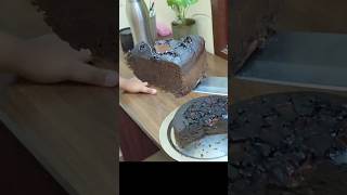 Dark Fantasy Biscuit Cake Recipe|Chocolate Cake #shorts #viral #viralshorts #shortsfeed #cake