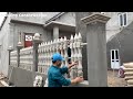 Construction Techniques And Installation Of Fences With Prefabricated Concrete Bars At Home