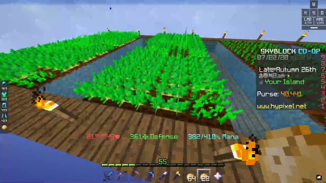 Making A Potato Farm Hypixel Skyblock Episode 2 YouTube