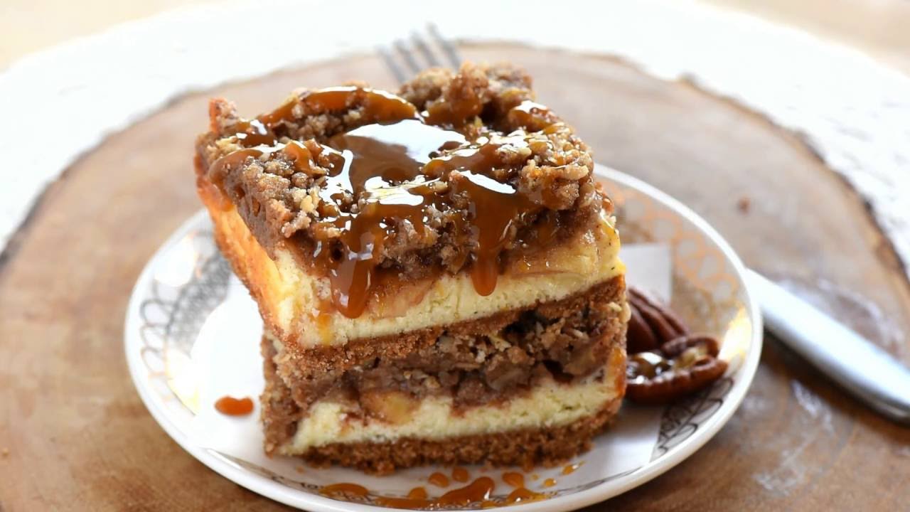 Dutch Apple Pie Cheesecake Bars YouTube
