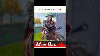Red Commander Set 💀 || Wait For End 😂 #bgmi #pubg #pubgmobile #shortsviral #shorts