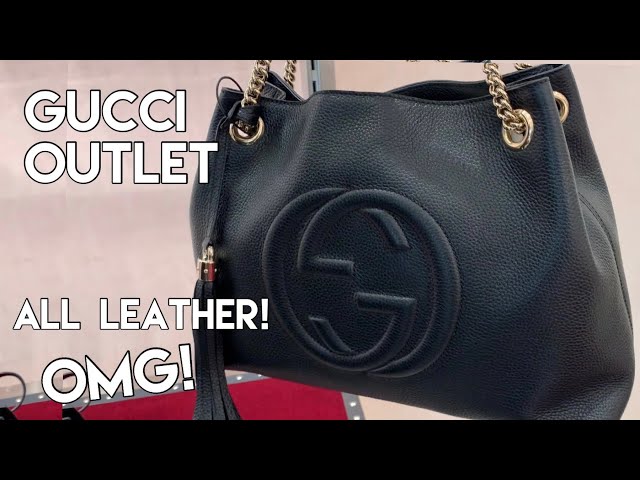 SALE!! At The GUCCI Outlet!!! Unboxing Gucci Soho Hobo Chain Bag! 