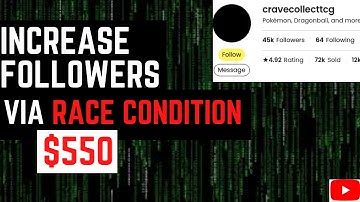 Race Condition Leads to Increase Followers|| $550 Bounty|| || Ethical Hacking||2023||Bug Bounty||#uk