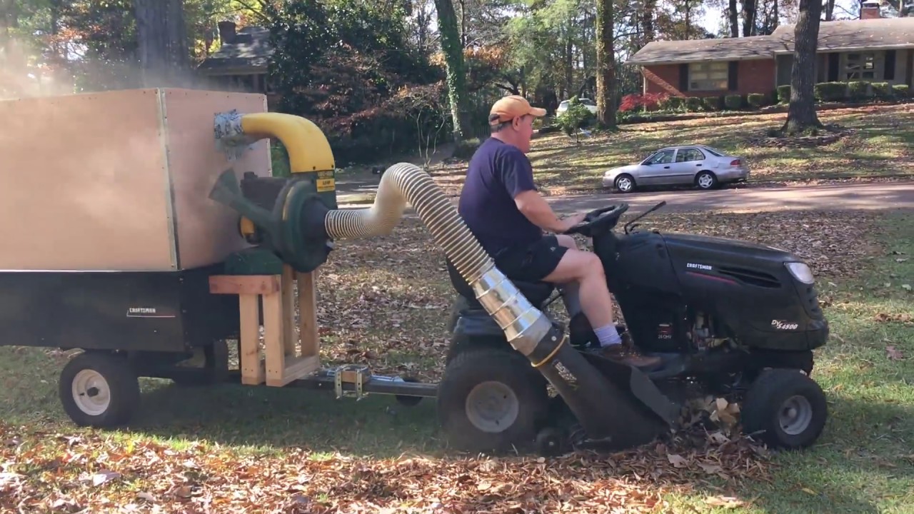 Custom Leaf Shredder - YouTube