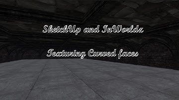 Texturing a curved surface in SketchUp