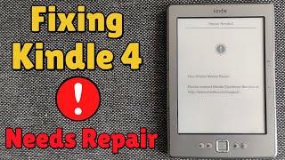 Fixing Kindle 4 (D0100) Your Kindle needs repair