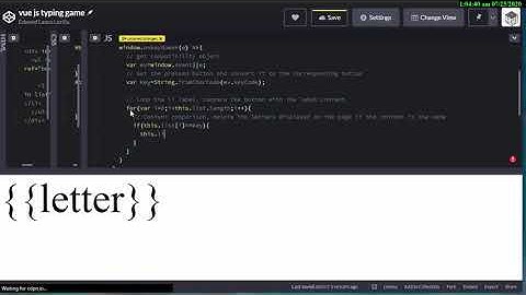 【Vuejs】falling letter  typing game