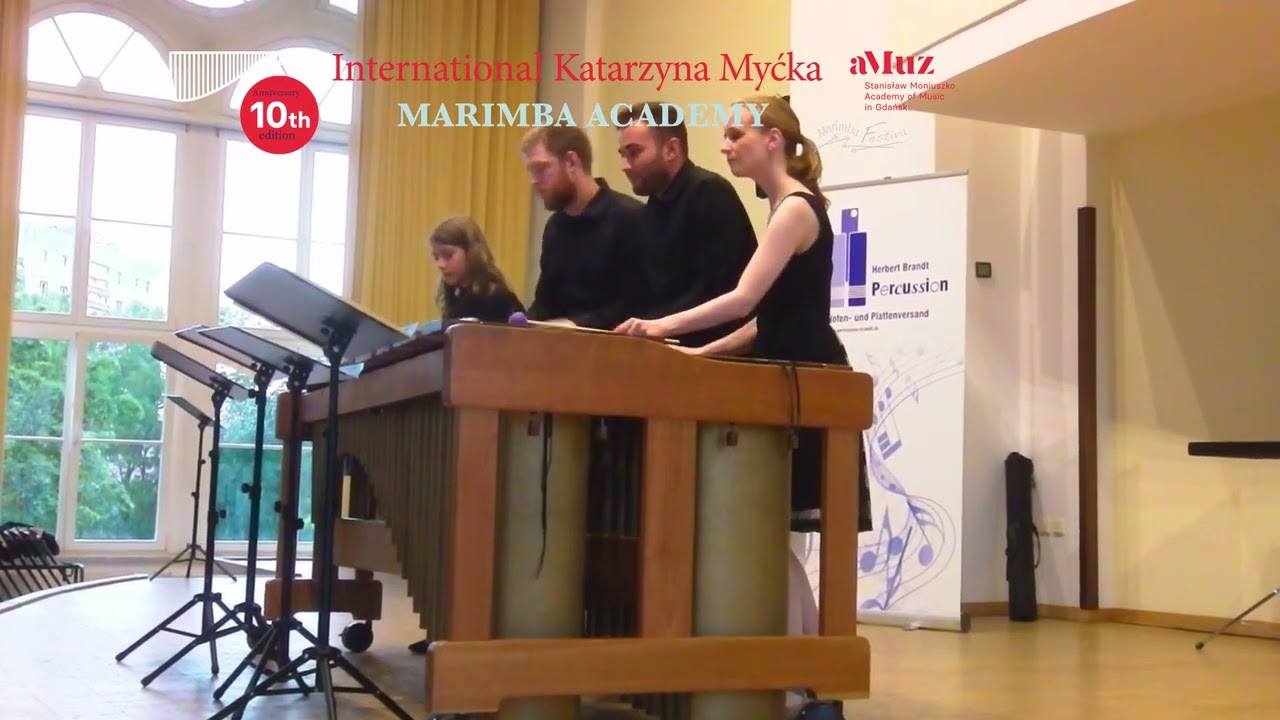 Ney Rosauro: Dança brasileira for 4 players on one 5.0 marimba (World premiere)