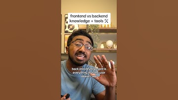 frontend vs backend development