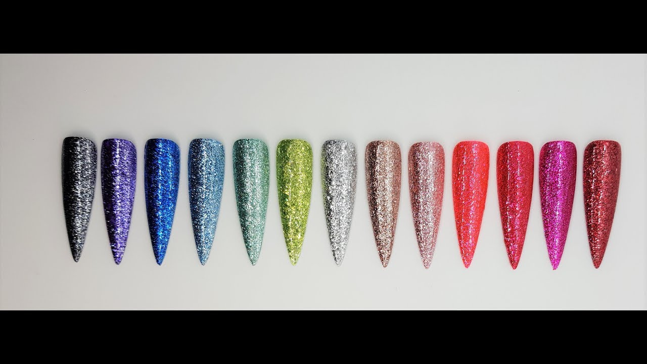 Produktvorführung Premium Farbgele Chrome Glamour Nr. 191 - 203