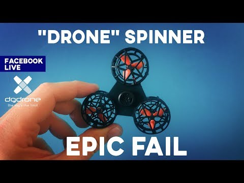 "DRONE" SPINNER: EPIC FAIL! (en Español)