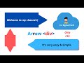 How to create arrow div | only HTML &amp; CSS | Er. Sigma Tech