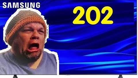 202 Error Code Message FIX Samsung Smart TV Troubleshoot
