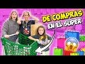 COMPRANDO EN EL SUPERMECADO CON MIS HIJAS 🛒 DANIELA CONTANDO CALORIAS NO QUIERE ENGORDAR 🤦🏼‍♀️