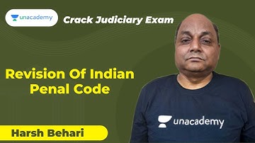 Revision Of Indian Penal Code | PCSJ | Harsh Behari