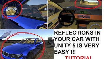 Unity 3D ( Unity 5 ) : Car Mirror & Reflection Probe. Tutorial