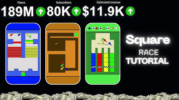 How I Make VIRAL Square Race Videos! (FULL COURSE)