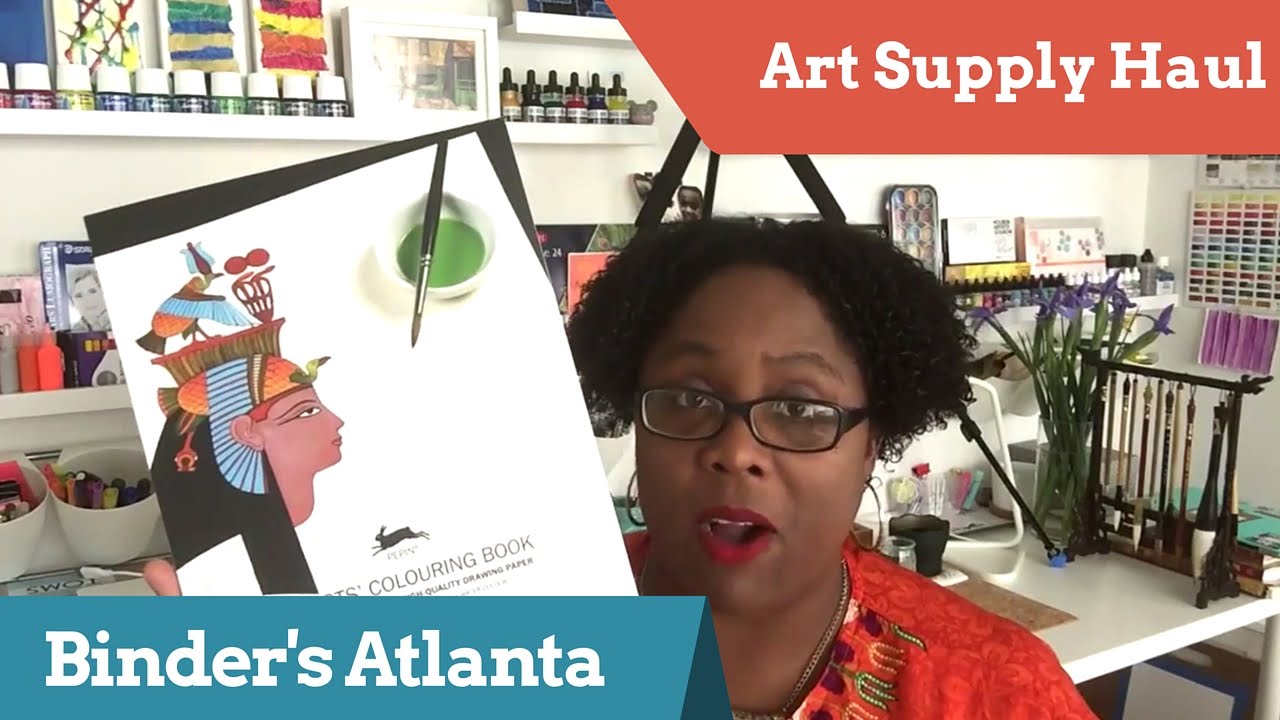 Binder's (Atlanta) Art Supply Haul YouTube